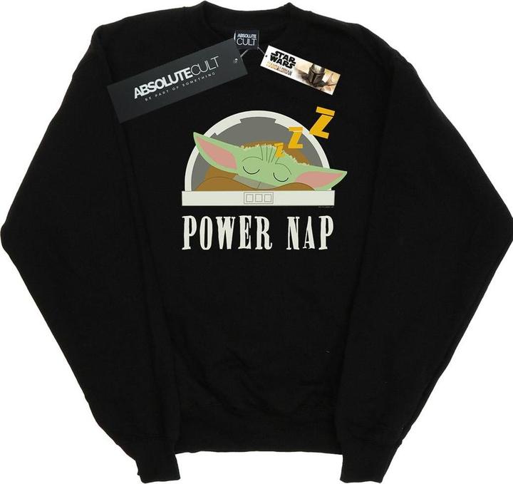Actual product image Star Wars Mens The Mandalorian Power Nap Child Sweatshirt (XL)