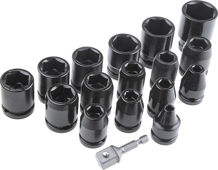 Produktbild DeWalt 17tlg. Schlagschrauber Nüsse Set (27 mm)