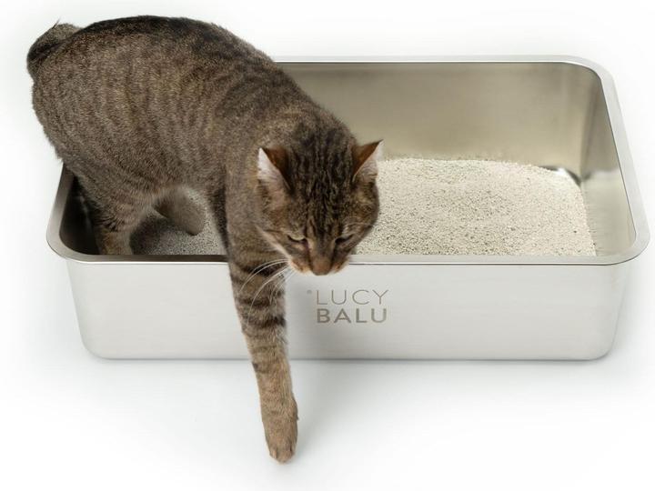 Produktbild LucyBalu Steeloo (Katzenklo offen)