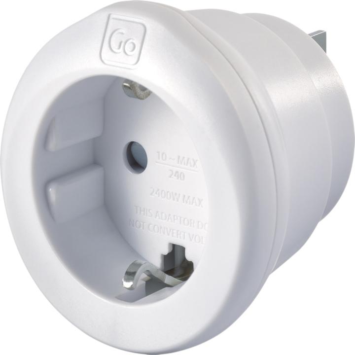 Actual product image Go Travel Adapter Europe-Australia