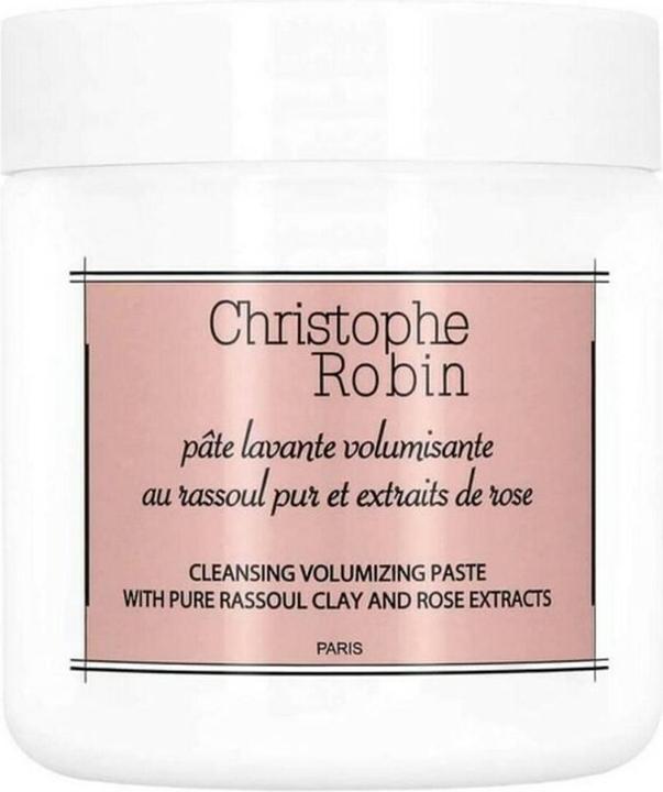 Produktbild Christophe Robin Pâte Lavante Volumisante au Rassoul Pur et Extraits de Rose (250 ml, Flüssiges Shampoo)