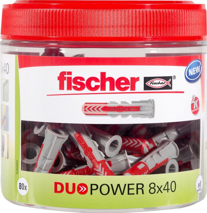 Fischer DuoPower 8x40 can (80) (81 pcs.)