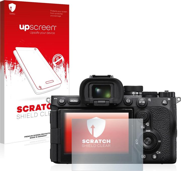 Actual product image upscreen Scratch Shield Protector (Screen protector, Alpha 7R V)