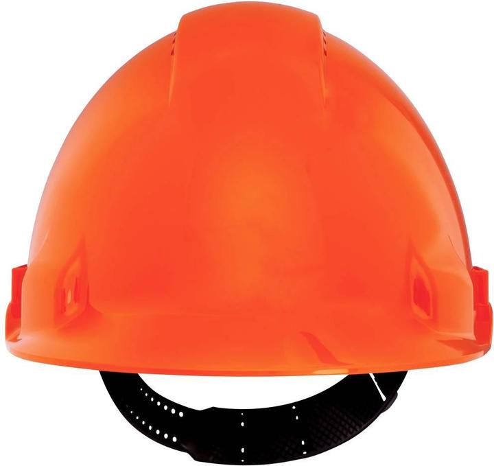 Actual product image 3M Peltor Uvicator G3000 Safety Helmet, ABS, Orange, Lined, Ventilated (54 - 62 cm)