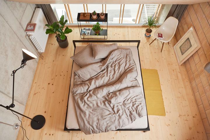 Actual product image lavie Linus Natural (Pillowcase, 65 x 65 cm)