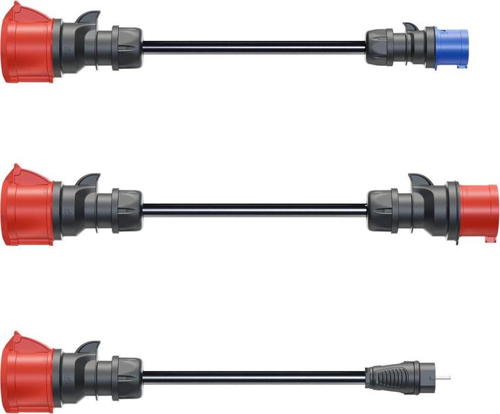 Produktbild Go-E Adapter Gemini flex 22 kW auf 3er Set (CEE 32, 11 kW, 16 A, 0.30 m)