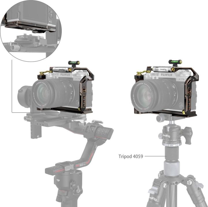 Produktbild SmallRig 3872 Retro Handheld Cage Kit für FUJIFILM X-T5 (Neuheit) (Cage)