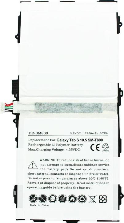 Image du produit Samsung Batterie Galaxy Tab S 10.5, SM-T800, SM-T805