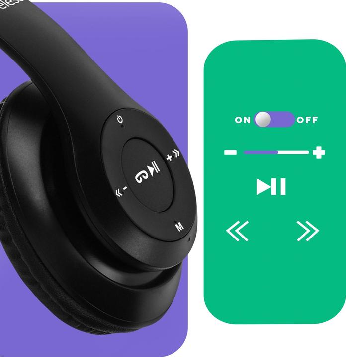Produktbild Avizar P15 Audio Over-ear Kopfhörer Bluetooth (6 h, Kabellos)