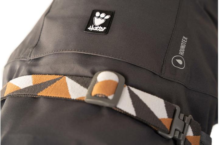 Actual product image Hurtta Mackintosh Mudventure Eco Dark grey, 55 cm (Dog raincoat)