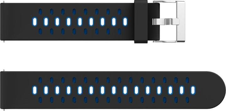 Actual product image Cover-Discount 20mm Silicone Replacement Bracelet BI-color blue (20 mm, Silicone)