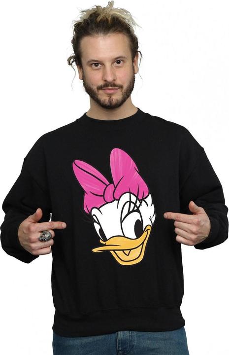 Actual product image Disney Mens Daisy Duck Head Painted Sweatshirt (3XL)