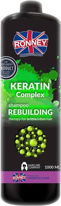 Ronney Keratin Complex Wiederaufbauendes Shampoo (1000 ml, Flüssiges Shampoo)