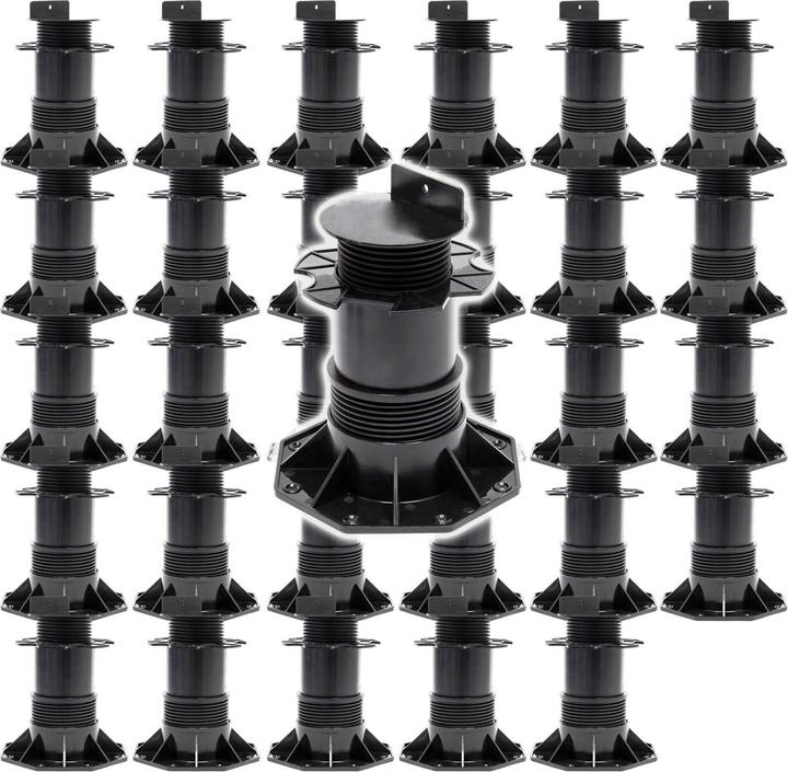 Actual product image XPOtool Corner Support Feet Set of 30 2700kg Capacity Feet Adjustable in Height 140-210mm Terrace (30 x)