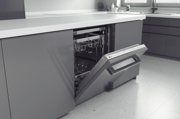 Produktbild LG QuadWash DB475TXS Geschirrspüler mit Vollentleerung Klasse A 14 Plätze Dampf Wi-Fi