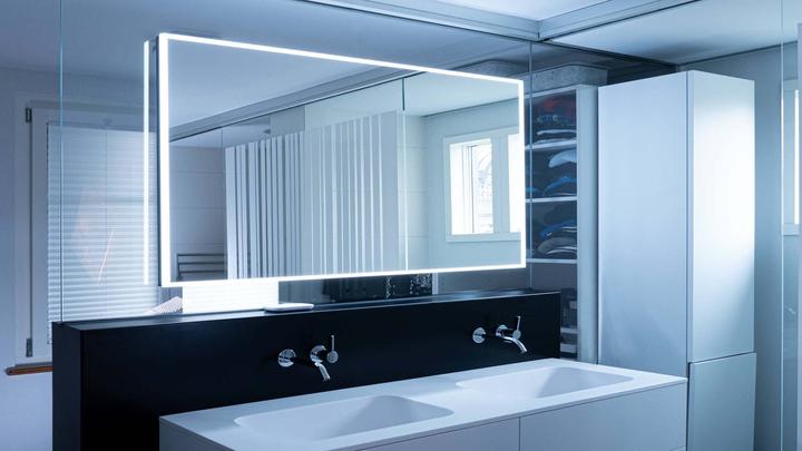 Actual product image Schneider A-line LED illuminated mirror, 80x76cm, 166.280.01. (80 x 76 cm)