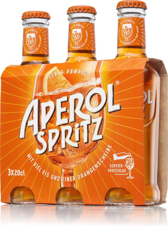 Actual product image Aperol Splash (18 years, 9 %, Italy, 1 x 20 cl, Bitter liqueurs)