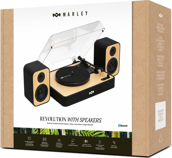 Produktbild House of Marley Revolution Turntable + Lautsprecher (Vollautomatisch)