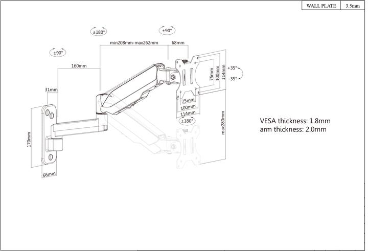 Image du produit Manhattan Single (Mur, 32")
