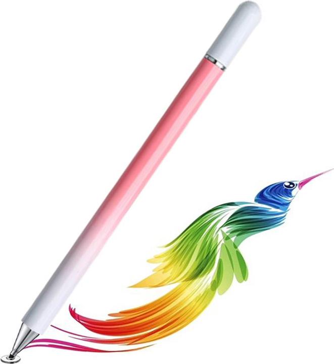 Techsuit - Stylus Pen (JC04) - Aluminum Alloy, Android, iOS, Microsoft - Pink