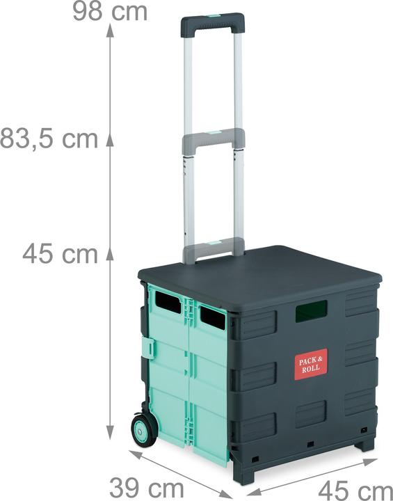 Actual product image Relaxdays shopping trolley