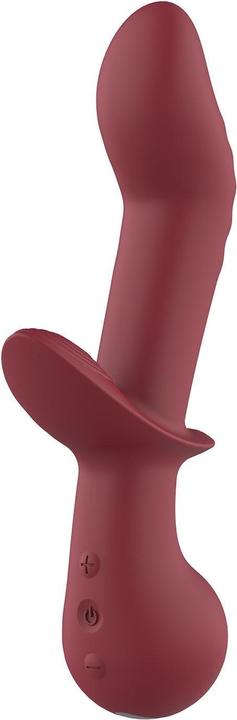 Actual product image Dreamtoys Dream Toys Amour Flexible G-Spot Duo Vibe Loulou Vibrator Red 21,7 cm