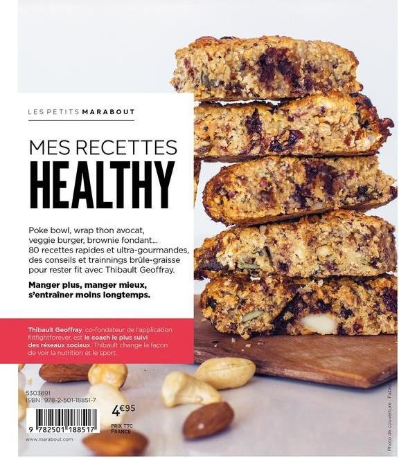 Image du produit Mes recettes healthy BIM! : 80 recettes testées pour vous! (Français, Geoffray Thibault, 2025)