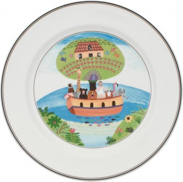 Piatto da pranzo Arca di Noè Design Naif (1 x, 27 cm)