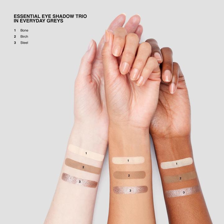 Actual product image Bobbi Brown Essential Eye Shadow Trio Everyday Greys (Everyday Greys)