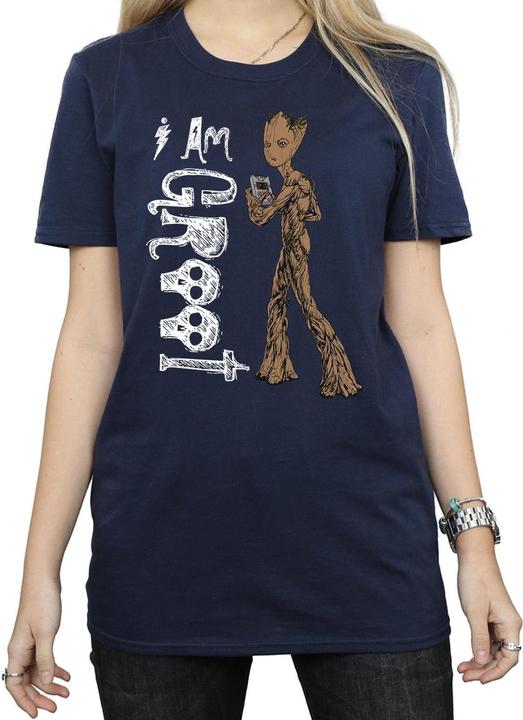 Image du produit - T-shirt AVENGERS INFINITY WAR AM TEENAGE GROOT - Femme (3XL)