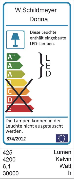 Energie-Label Schildmeyer Dorina (70 x 16 x 75 cm)