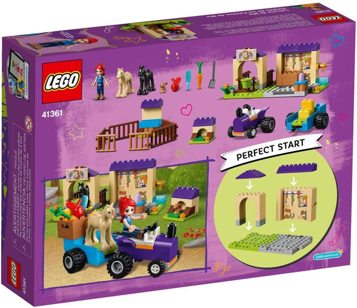 Actual product image LEGO Mia's foal stable (41361, LEGO Friends)