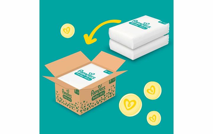 Actual product image Pampers Baby-Dry (Size 8, Monthly box, 120 Piece)