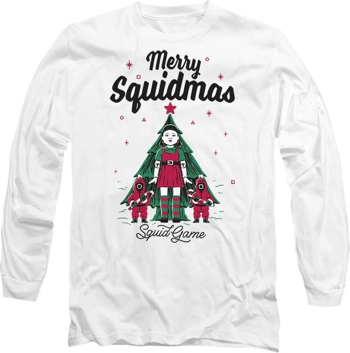 Image du produit Squid Game - T-shirt MERRY SQUIDMAS - Adulte (S)