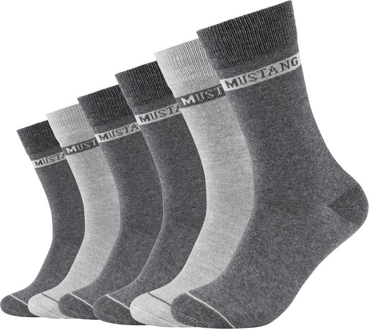 Actual product image Mustang Men true denim organic cotton socks 6p (pack of 6, 43, 46)