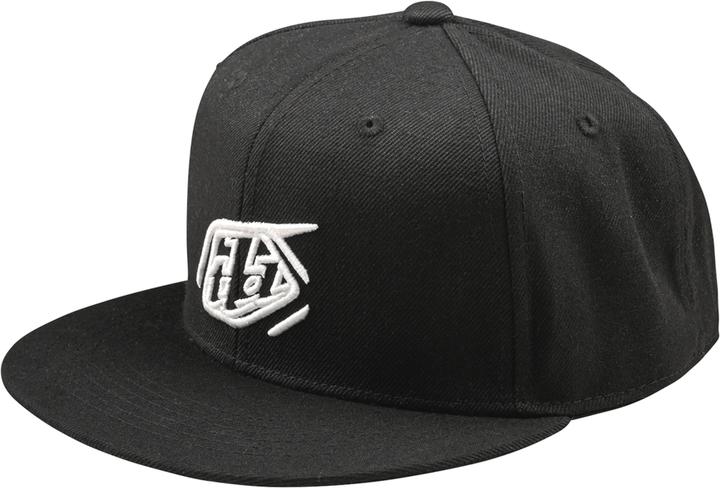 Immagine prodotto Troy Lee Designs Flat Bill Snapback Cap, Badge, black, one size (Taglia unica)