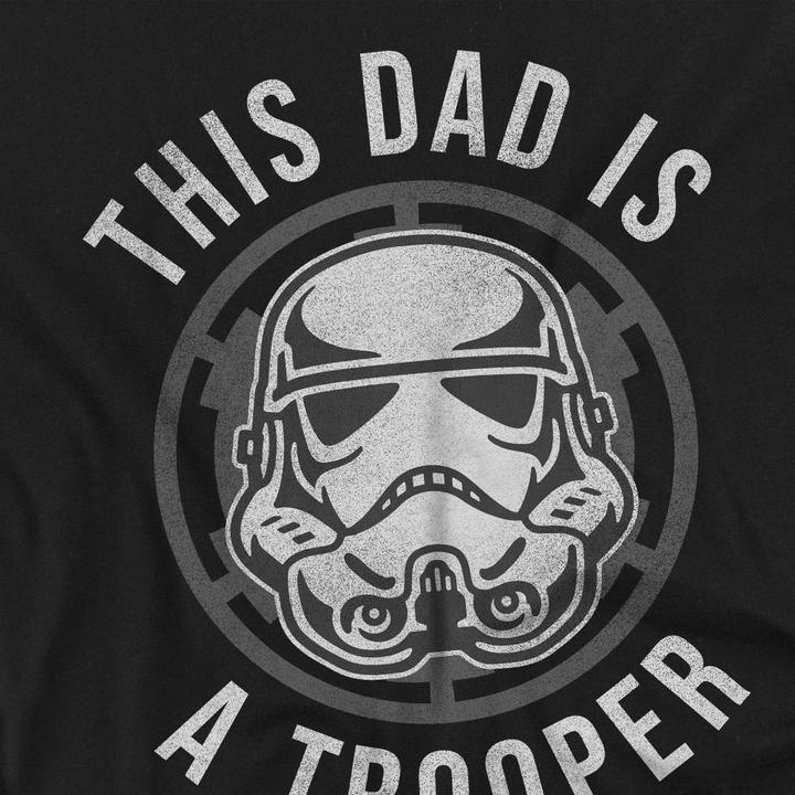 Produktbild Star Wars Dad Is A Trooper TShirt Vatertag (M)