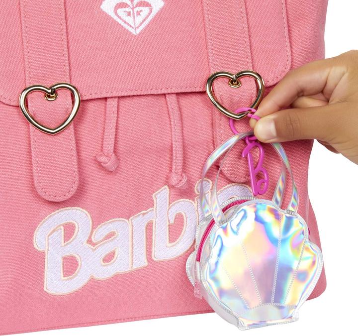 Image du produit Barbie Vêtements de mode et sac de luxe avec accessoires dans un présentoir de comptoir