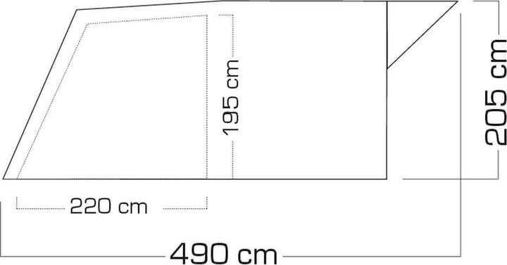 Produktbild Trevolution Castello 4 (Tunnelzelt, 13.50 kg, 4 Personen)