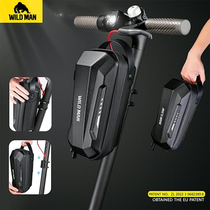 Actual product image Wildman Etui/uchwyt na hulajnogę GD9X PLUS sakwa na ramę czarna/black