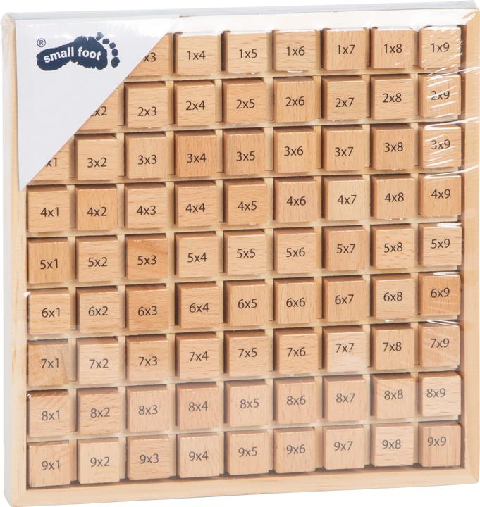 Produktbild small foot Rechenbrett Das kleine 1x1 (Deutsch, Italienisch, Französisch, Englisch, Schweizerdeutsch)