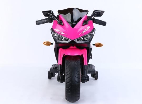 Produktbild Es-toys Elektro Kindermotorrad 888 – 12V 4,5A Akku – mit Stützräder, Musik und Lichter -Pink