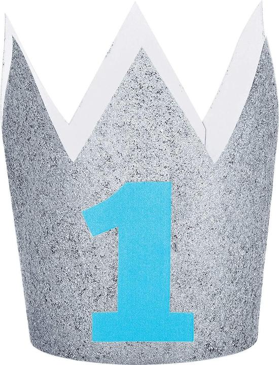 Actual product image Creative Party Baby Mini Glitter Crown 1st Birthday Party Hat