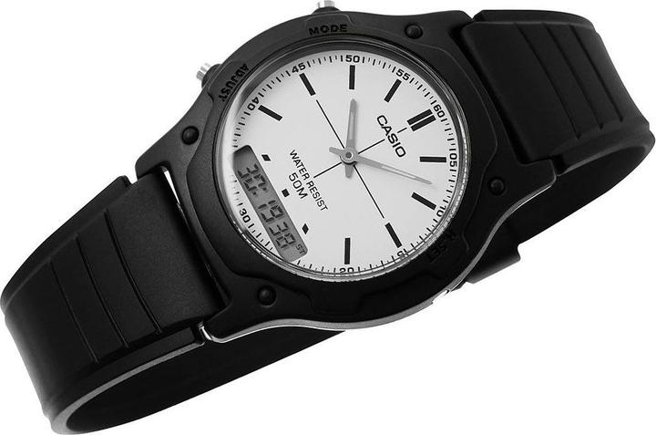 Produktbild Casio AW-49HE-7EVDF Dualzeituhr