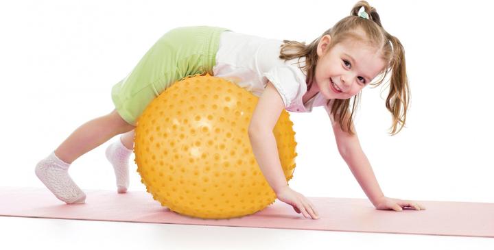 Actual product image LUDI Motor Development Ball Gymnastics and Yoga Ball for Children - Massage Texture with soft pins -