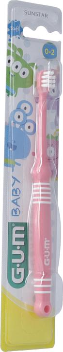 Produktbild GUM Baby Zahnbürste 0-2 Jahre rosa (Weich, 1 x)