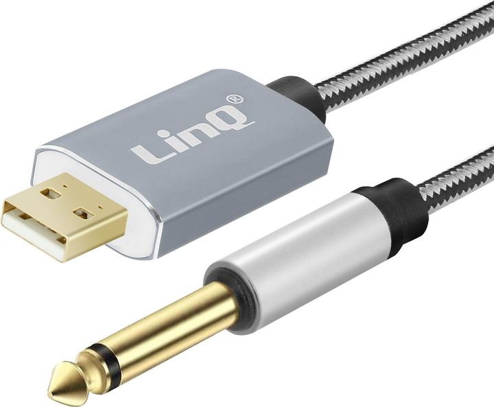 Immagine prodotto LinQ Cavo audio USB / jack da 6,35 mm (3 m)