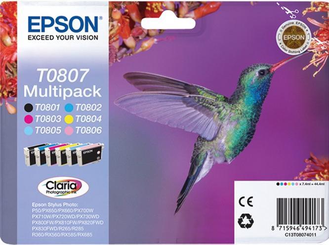 Actual product image Epson 33XL Claria Premium Multipack (M, C, Y, FC, PBK)