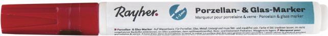 Nutritional values and ingredients Rayher Porcelain & glass markers, cherry red (Cherry red, 1 x)