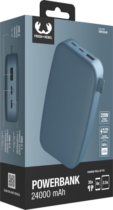Image du produit Fresh'N Rebel Powerbank (24000 mAh, 20 W, 88.80 Wh)